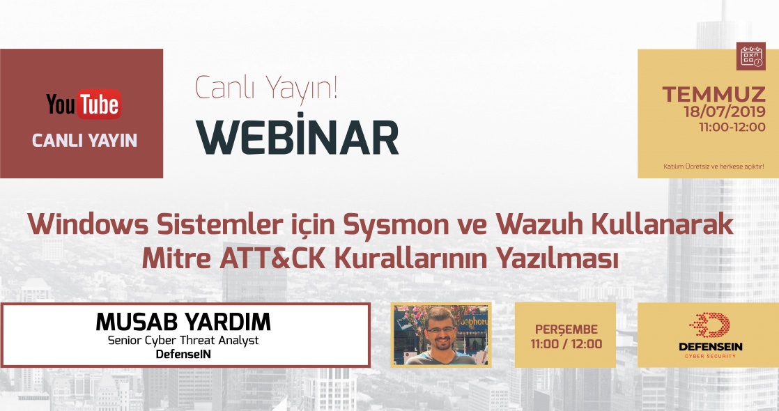 Windows Sistemler için Sysmon ve Wazuh Kullanarak Mitre ATT&CK Kurallarının Yazılması