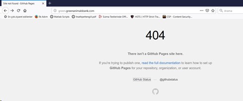 Github 404