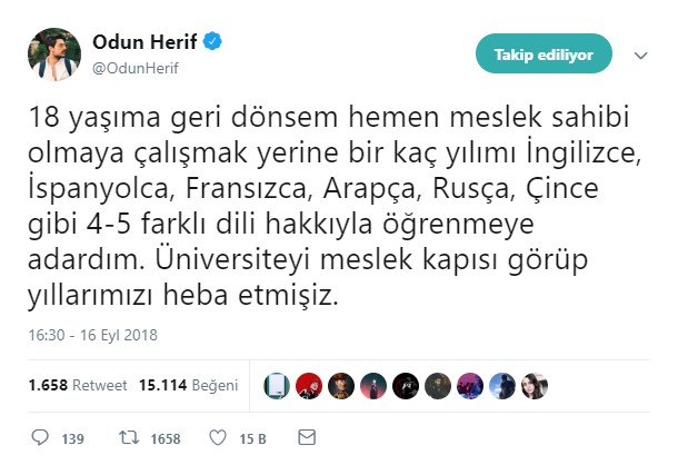 Twitter kullanıcısı Kadir Doğrubakar tweet